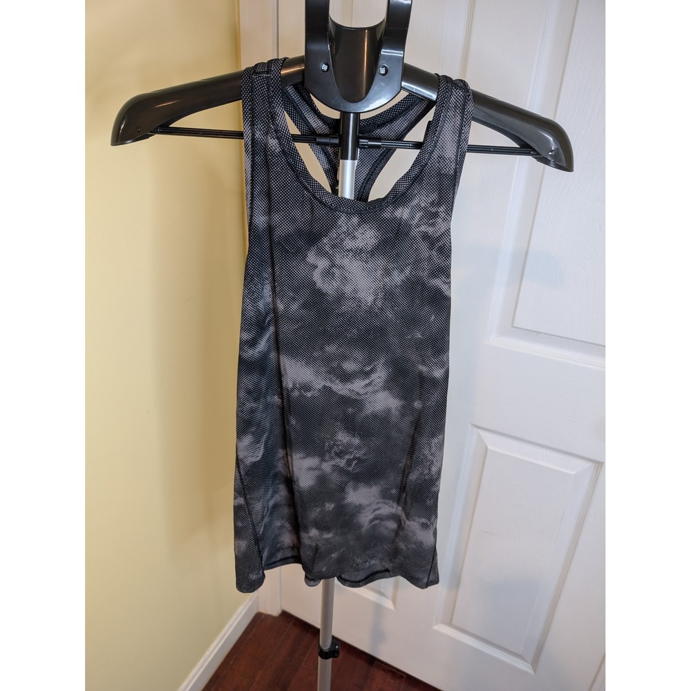 Athleta Ultimate Printed Train Tank Top Nebula Tie Dye Racerback - Size S